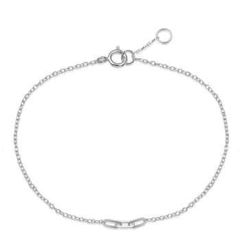 Chic Link Silver Bracelet