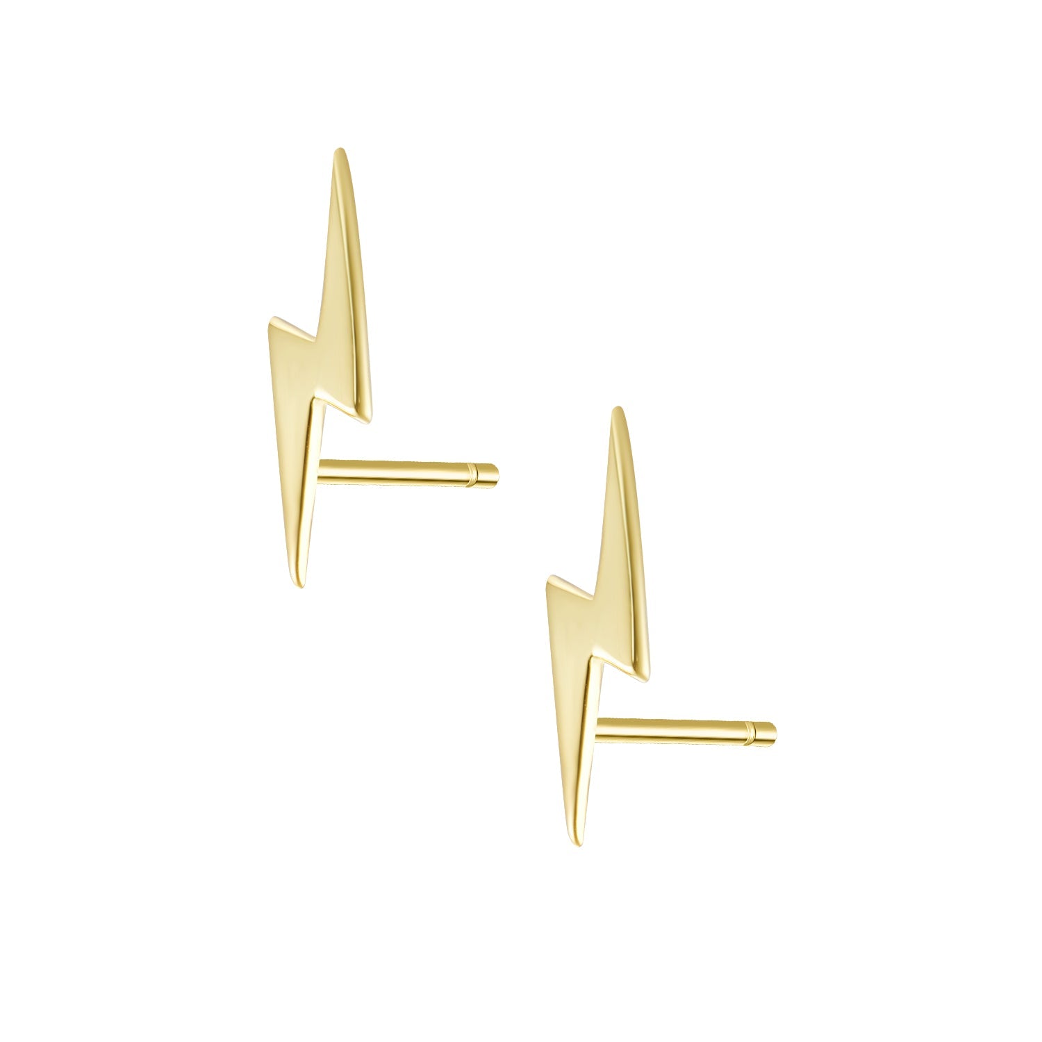 Lighting Bolt Stud Earring