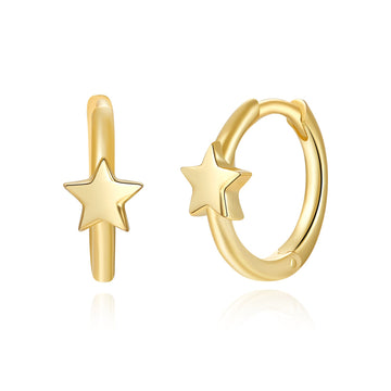 Star Huggie Earring