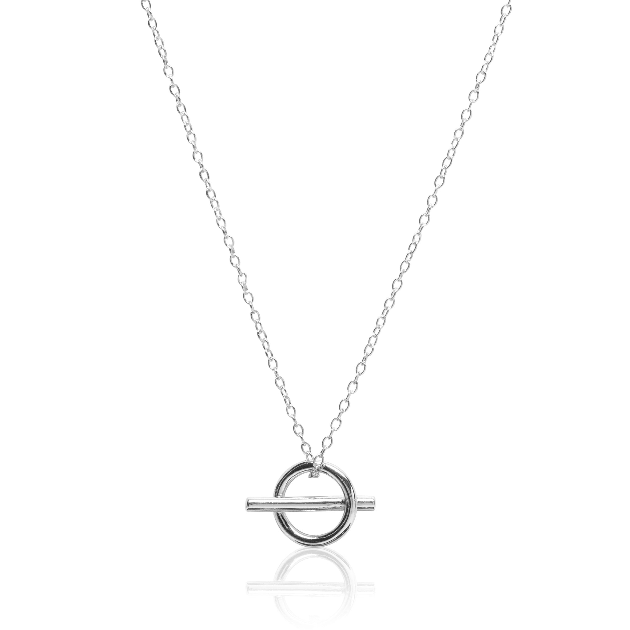 Saturn Vibes Silver Necklace