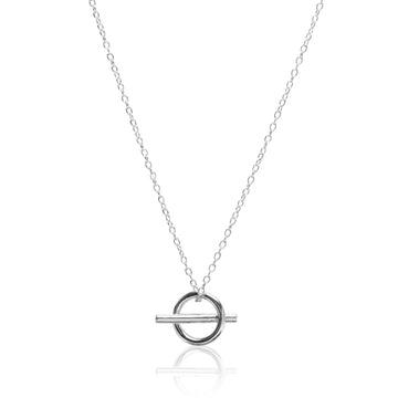 Saturn Vibes Silver Necklace
