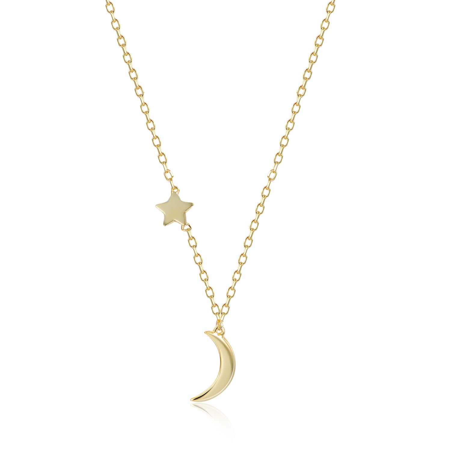 Rising Moon Pendant Necklace