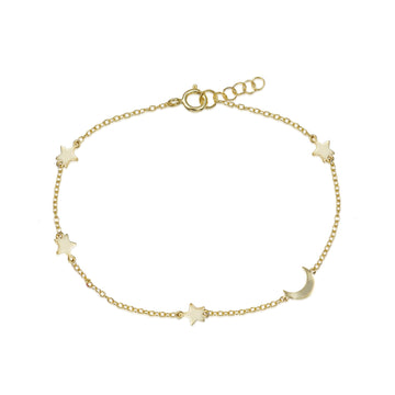 Stars and Moon Bracelet