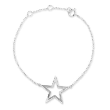 Bohemian Star Silver Bracelet