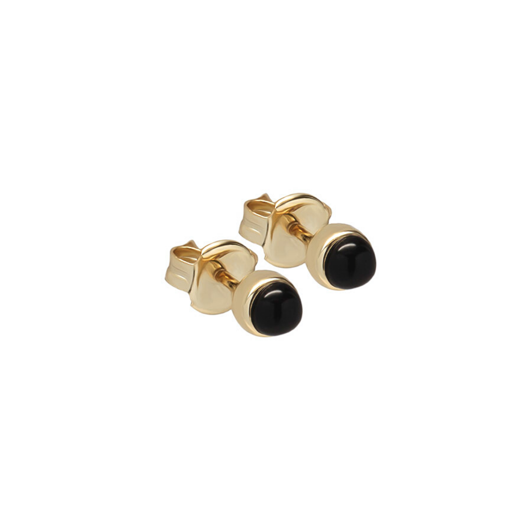 Essential Black Onyx Stud Earrings