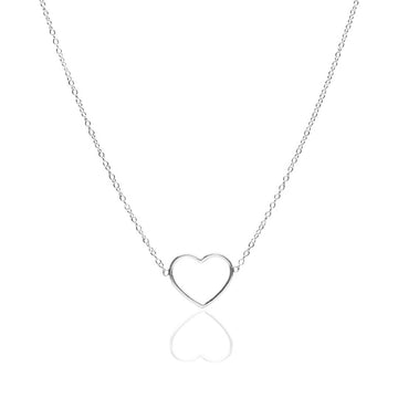 Simple Love Silver Necklace