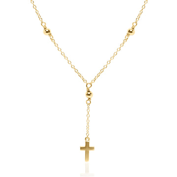 Rosary Cross Necklace