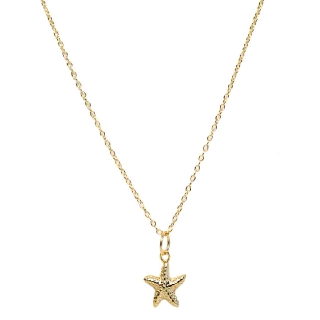 Starfish Charm Pendant Necklace