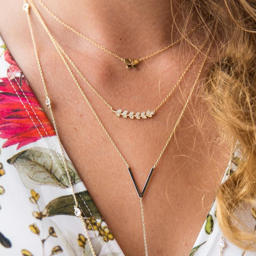 Leaves in the Wind Necklace