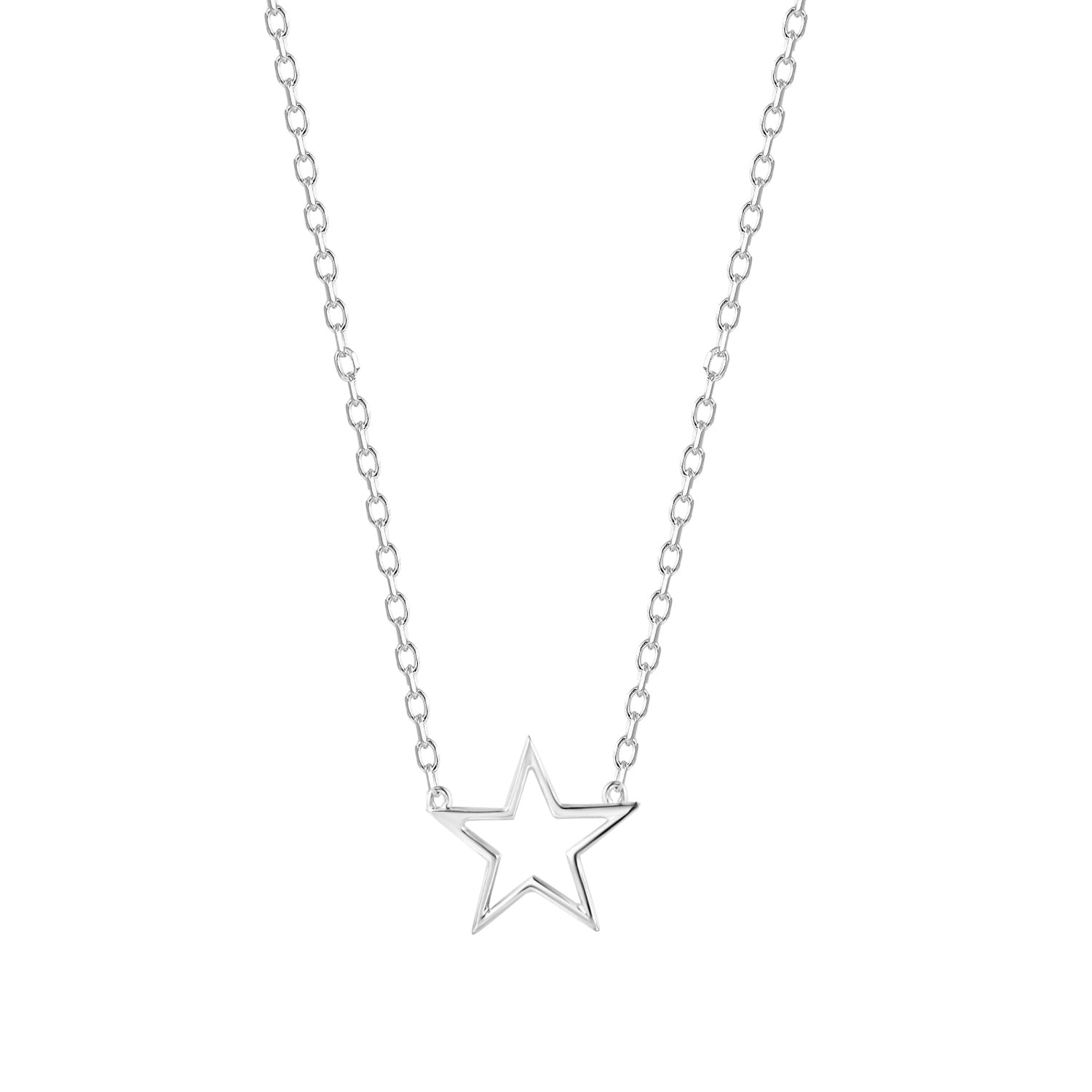 Stella Star Silver Necklace