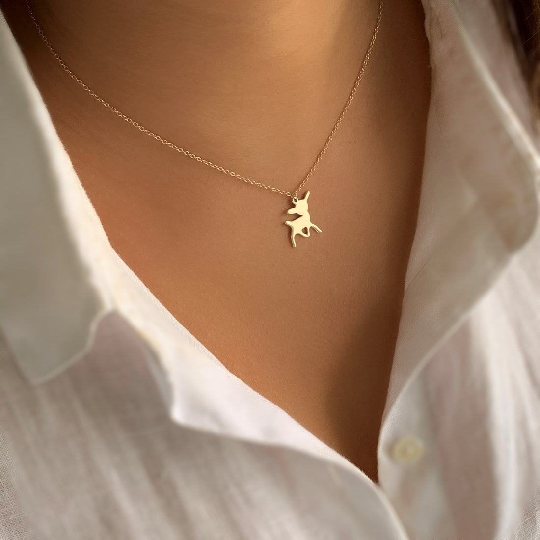 Baby Deer Necklace