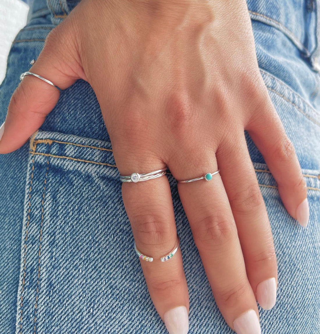 Turquoise Skies Silver Ring