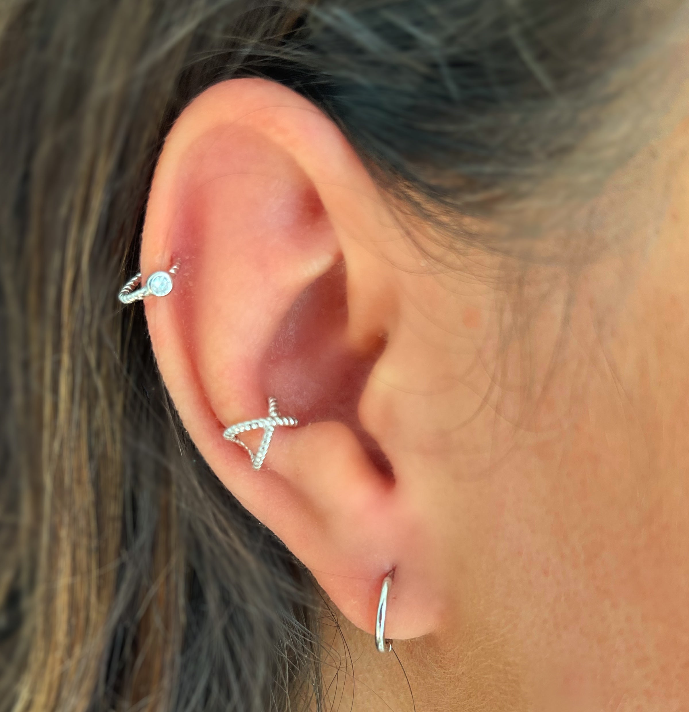 Criss Cross Cuffs Earring